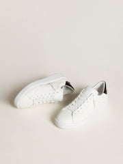 Golden Goose Women's Purestar with leather star and black patent leather heel tab