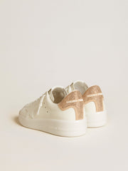 Golden Goose Purestar with leather star and suede heel tab with Swarovski crystals