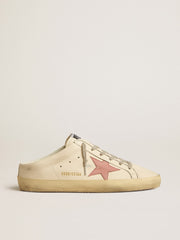Golden Goose Women's Super-Star Sabots in nappa with pink leather star