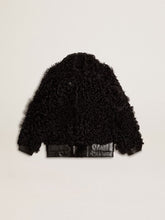 Golden Goose Women's black shearling jacket
