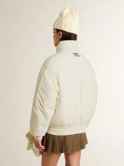 Golden Goose Women’s cream padded jacket
