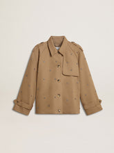 Golden Goose Women's oversized trench coat with crystals