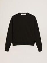 Golden Goose Women's round-neck sweater in black wool