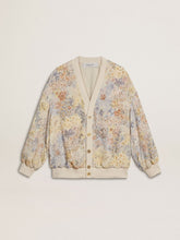 Golden Goose Women’s cardigan with floral print and embroidery