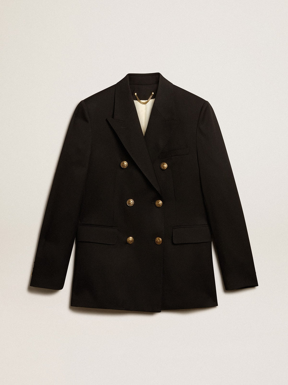 Golden Goose Women’s black double-breasted blazer
