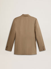 Golden Goose Women's dove-gray double-breasted blazer