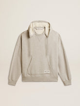 Golden Goose Unisex cotton hooded sweatshirt with print on the back