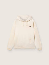 Golden Goose Star unisex hooded sweatshirt in white cotton with logo print