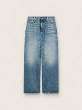 Golden Goose Golden women's boyfriend jeans in stone-washed light blue denim
