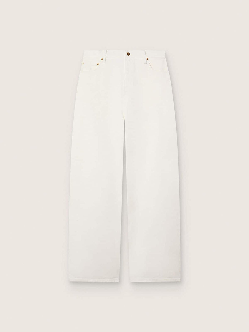 Golden Goose Golden women’s boyfriend jeans in optical white bull denim