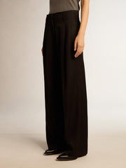 Golden Goose Women’s black wool gabardine pants