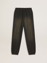 Golden Goose Unisex washed black joggers