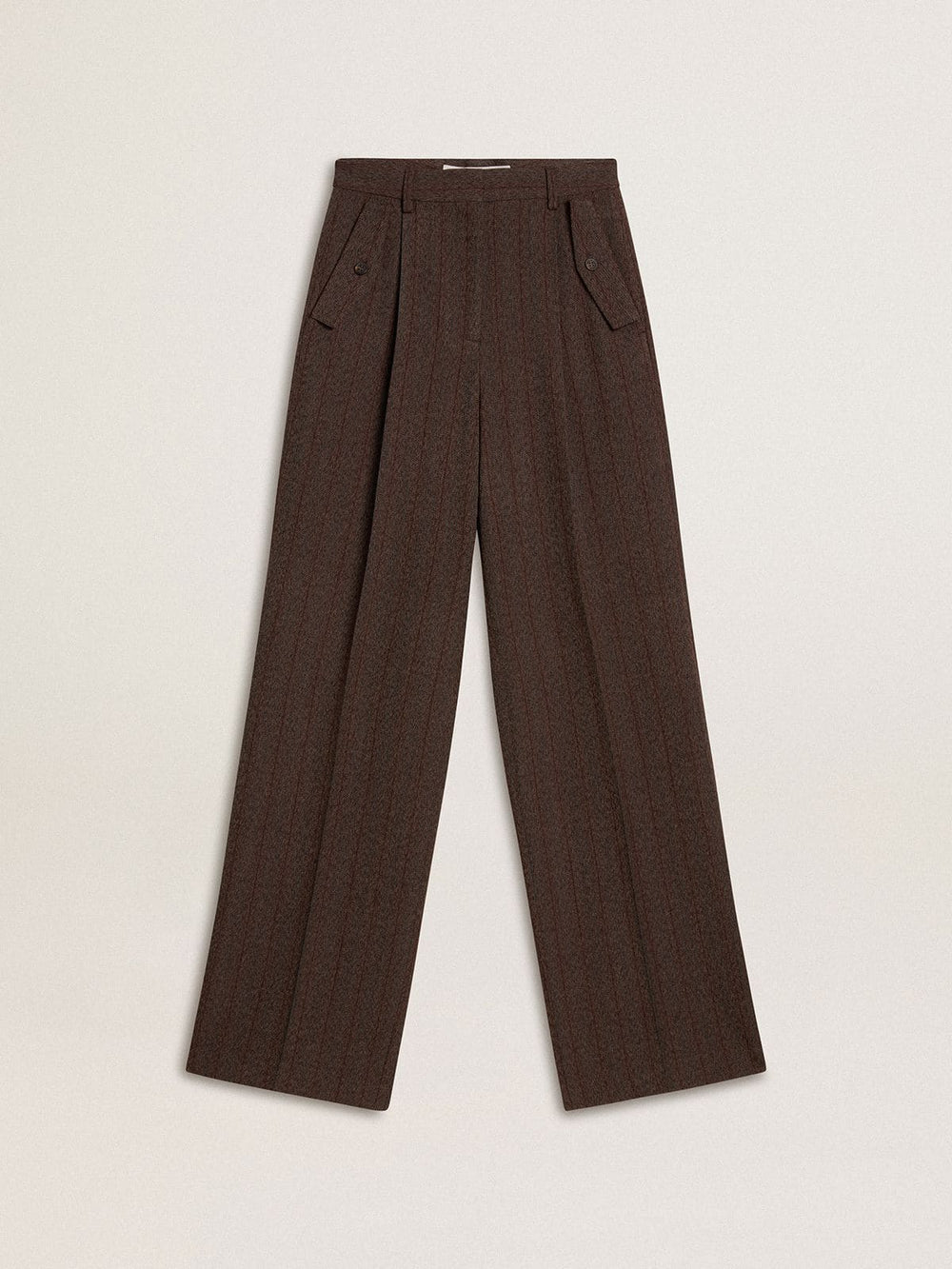 Golden Goose Women's brown virgin wool pants