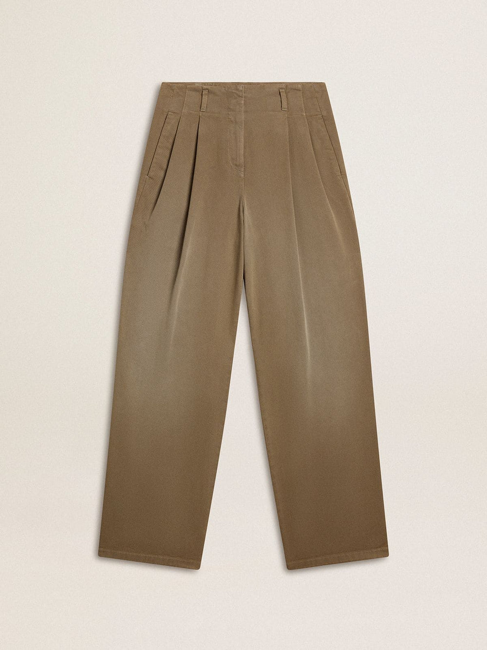 Golden Goose Women's khaki cotton pants