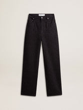 Golden Goose Women’s cotton denim pants with crystal and stone decoration