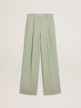Golden Goose Women's pants in sage-green wool