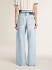 Golden Goose Women’s pants in lived-in effect denim