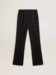 Golden Goose Women’s soft black pants in wool blend