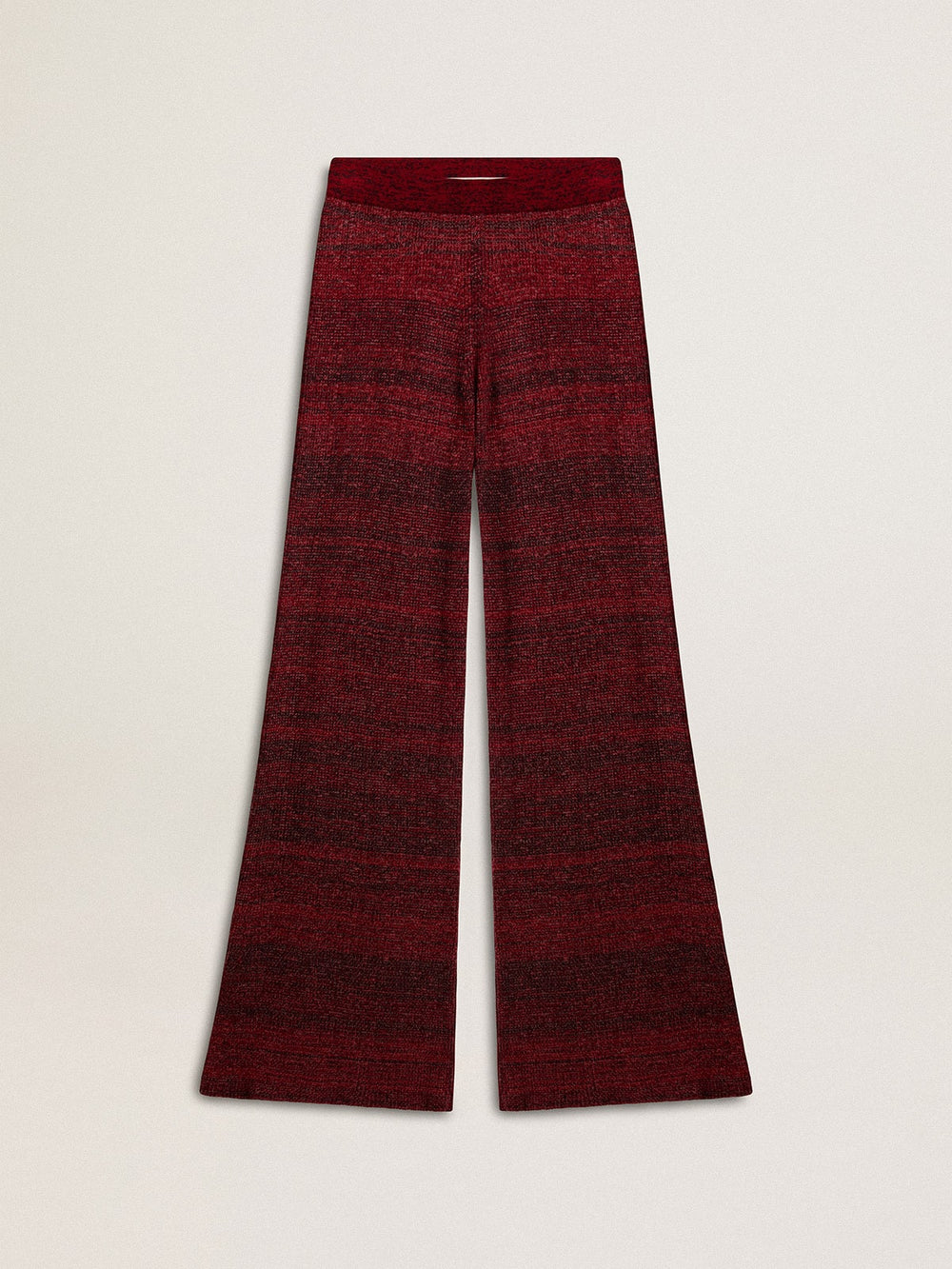 Golden Goose Irregular-striped cotton pants