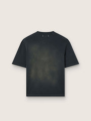 Golden Goose Unisex T-shirt in black cotton jersey with embroidered logo