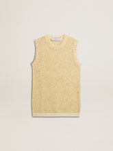 Golden Goose Mesh knit top with sequins and contrasting details