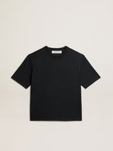 Golden Goose T-shirt in washed black with reverse logo on the back - Jersey Capsule