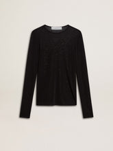 Golden Goose Women's black crew neck t-shirt