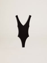Golden Goose Women's black V-neck bodysuit