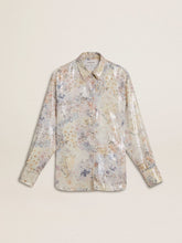 Golden Goose Women's shirt with multicolor floral sequin print