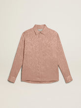 Golden Goose Women's pink viscose shirt with floral pattern