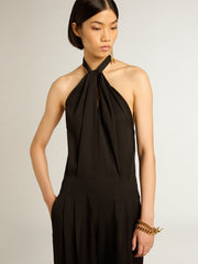 Golden Goose Black wool gabardine jumpsuit