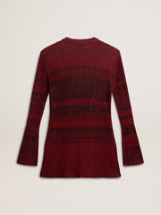 Golden Goose Irregular-striped cotton dress