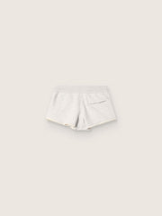 Golden Goose Star women’s shorts in gray melange fleece