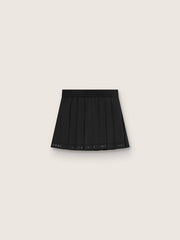 Golden Goose Pleated sports miniskirt in black