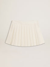 Golden Goose White pleated Star miniskirt