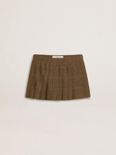 Golden Goose Wool pleated mini skirt