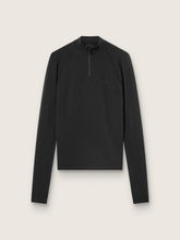 Golden Goose Women's black long-sleeve sports top with zip