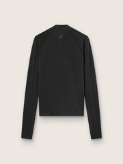 Golden Goose Women's black long-sleeve sports top with zip