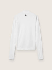 Golden Goose Women's white long-sleeve sports top with zip
