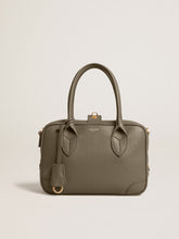 Golden Goose Vita Bag in sage-green leather with gold details