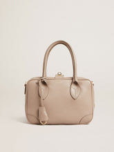 Golden Goose Vita Bag in taupe leather with gold details