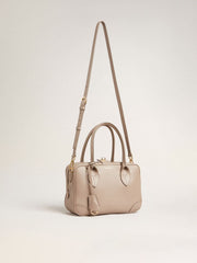 Golden Goose Vita Bag in taupe leather with gold details
