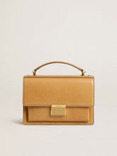 Golden Goose Venezia Bag in ochre yellow embossed leather with gold details