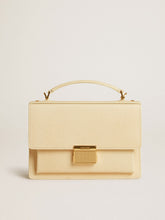 Golden Goose Venezia Bag in beige python-print leather with gold details