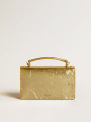 Golden Goose Small Venezia Bag in gold metallic leather with gold details