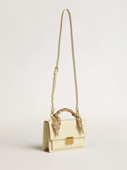 Golden Goose Venezia Bag in butter-colored boarded leather with silk scarf