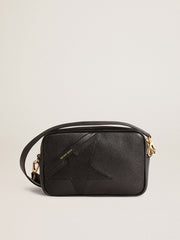 Golden Goose Star Bag in black leather with tone-on-tone star