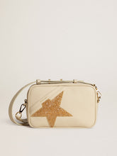 Golden Goose Star Bag in butter-colored hammered leather with Swarovski crystal star