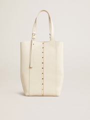 Golden Goose 24/7 Bag North South in butter-colored leather with adjustable handles
