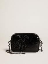 Golden Goose Mini Star Bag in black leather with Swarovski crystal star